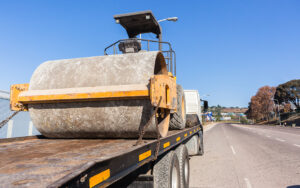 Truck Transporting Industrial Roller Machine